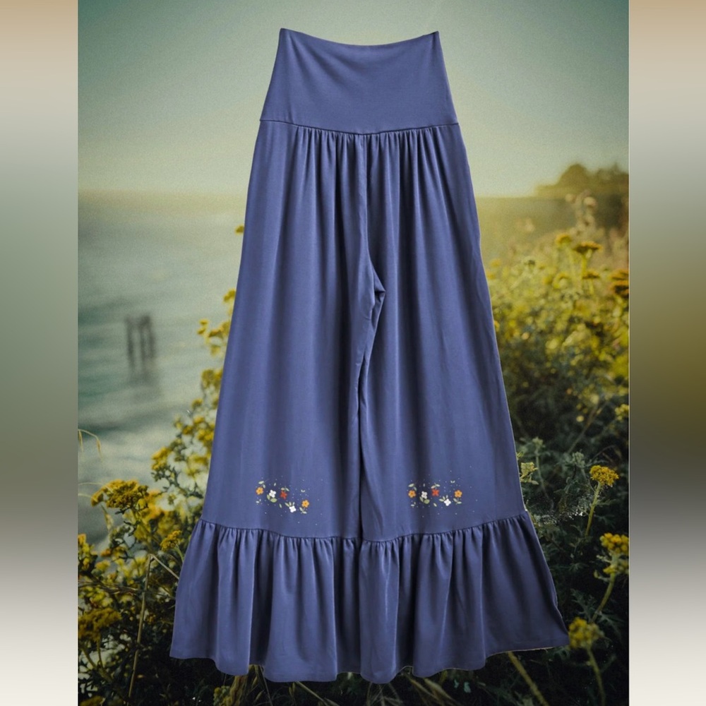 Purusha People To Stand Still Hippie Pants L - Picture 1 of 6